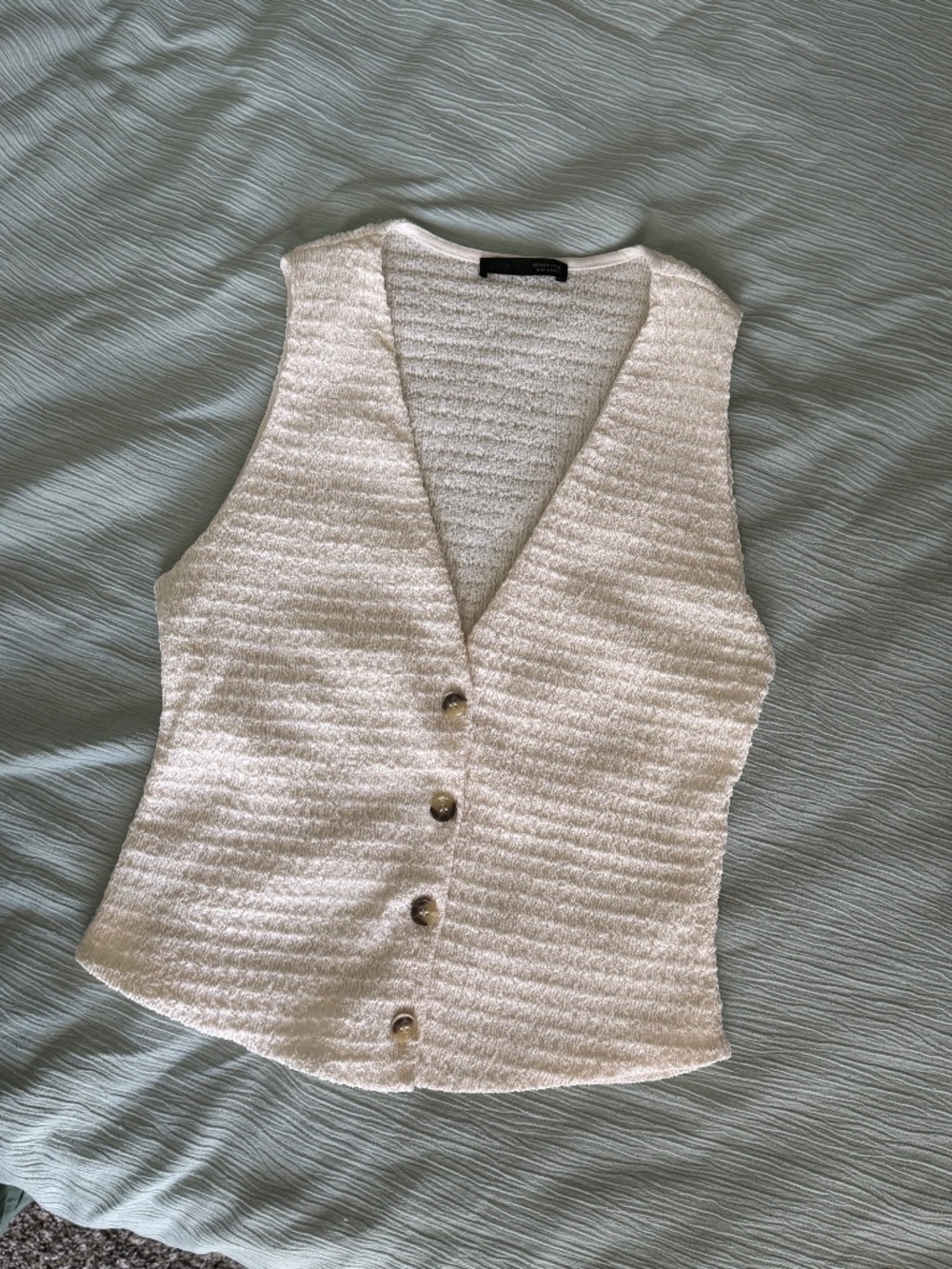Zara button down top